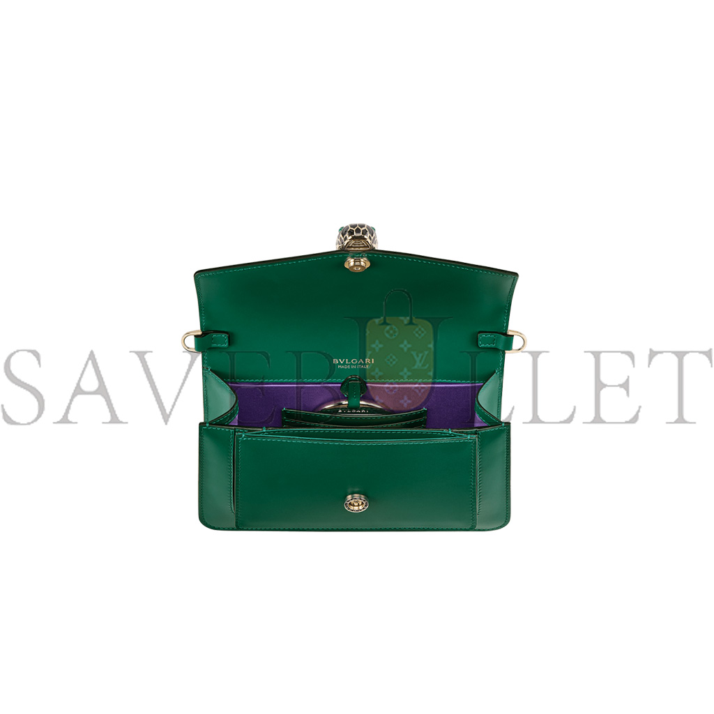 BVLGARI SERPENTI FOREVER EAST-WEST SHOULDER BAG (22*13*5.5cm) 